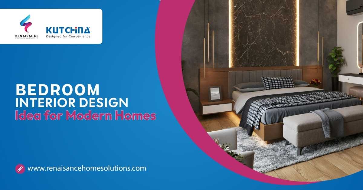 Modern bedroom interior design with stylish furniture, ambient lighting, and contemporary décor for modern apartment homes by Renaisance Kitchen & Home Solutions